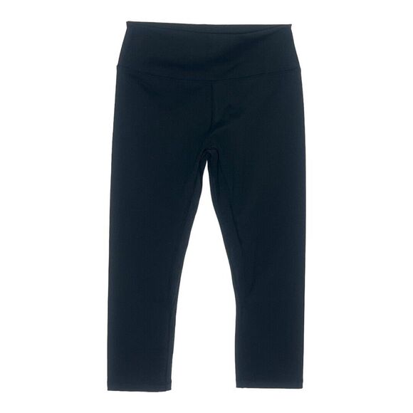 TYC Til You Collapse Pants Womens XL Black Scrunch Crop Leggings‎ Athleisure - Picture 1 of 5